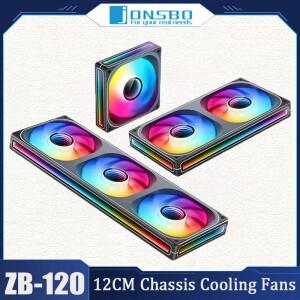 JONSBO ZB-120/240/360 조합 냉각 팬 ARGB 동기화 12CM 케이스 PWM CPU 데스크탑 컴퓨터