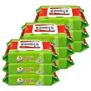 베이킹소다함유 모두의 물걸레청소포 38x20 대형 30매x9개 일회용걸레 손걸레 밀대 청소물티슈