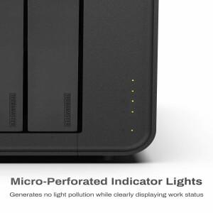 TERRAMASTER D4-320 외장 하드 드라이브 인클로저, 4 베이 USB 3.2 Gen2, 10Gbps C타입 핫 스왑 플러그 앤