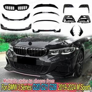 [호환품]BMW 호환 3 시리즈 G20 G21 G28 320i M340i  + M 스포츠 스포일러 디퓨저 스플리터 그릴 바디 키트