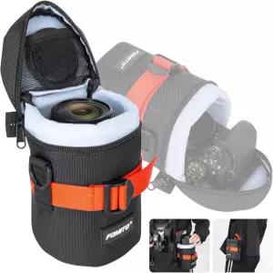 포미토 캐논 EF-S용 카메라 렌즈 케이스 파우치 백 17-55mm/17-85mm f2 니콘 AF-S 후지필름 XF f1.2 R 모어