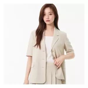 플라스틱아일랜드 PR2WJ481 노치드카라 싱글 하프 자켓 1090005