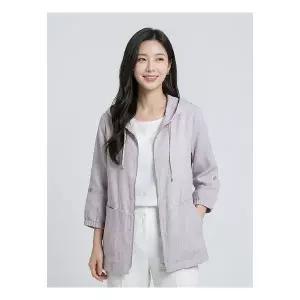 프렐린 택가239000원 후드형 린넨 점퍼 -R2JE221685B 1300044