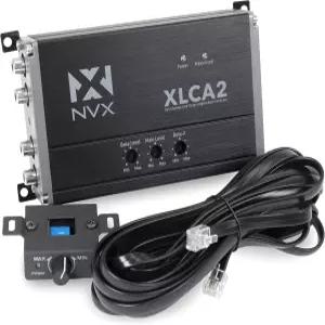 NVX XLCA2 X-시리즈 2채널 라인아웃 컨버터 디지털 베이스 인핸서(xBOST 및 원격 레벨 제어 기능 포함)