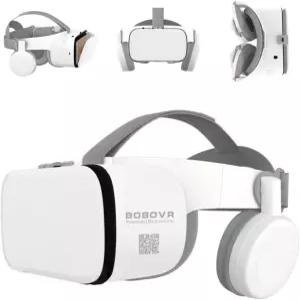 무선 일체형 VR 헤드셋 가상현실 고글 폰 갤럭시 스마트폰 호환 화이트