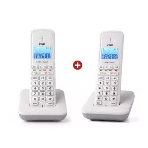 한글 메뉴 [무선 2대] 화이트/블랙 ITEK 2.4GHz 무선전화기 발신자표시 일반가정용 고음질 IK-1030M