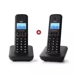 한글 메뉴 [무선 2대] 블랙/화이트 ITEK 2.4GHz 무선전화기 발신자표시 일반가정용 고음질 IK-1050M