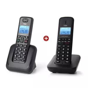 한글 메뉴 [무선 2대] 블랙 ITEK 2.4GHz 무선전화기 발신자표시 일반가정용 고음질 IK-1010M