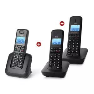 한글 메뉴 [무선 3대] 블랙 ITEK 2.4GHz 무선전화기 발신자표시 일반가정용 고음질 IK-1010M-3