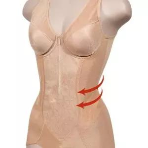 럭센스 바디 볼륨UP 바디쉐이퍼 지퍼올인원 웨딩 니퍼 보정 힙업 (WD6B83C)