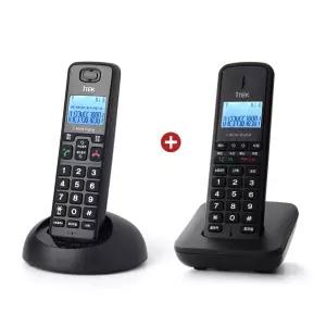 한글 메뉴 [무선 2대] 블랙 ITEK 2.4GHz 무선전화기 발신자표시 일반가정용 고음질 IK-1070M