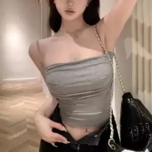 여성 슬림핏 셔링 브라캡 나시 민소매 티셔츠 3컬러 WFO394B