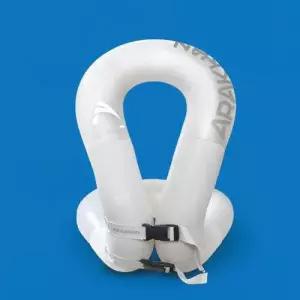 AIR 넥튜브 구명조끼 70kg 화이트 넥베스트 부력보조복 WFOFQ84