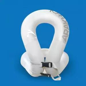아라칸 AIR 넥튜브 구명조끼 50kg 화이트 넥베스트 WFOFQ86