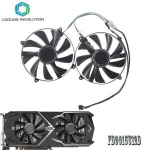ASRock Radeon RX580 8G OC 팬텀 게이밍 X용 그래픽 카드 팬, FD9015U12D, 92mm, DC12V, 0.55AMP, 4 핀, 로