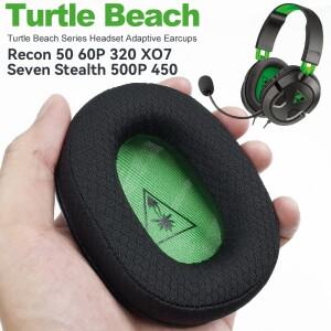 이어폰 패드 Turtle Beach 500P 450 50X PX4 정찰 교체용 이어패드 메쉬 천 메모리 커버 스폰지 소프트 단