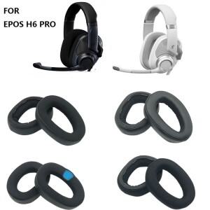 sennheiser 호환 EPOS H6 PRO 헤드폰 교체 용 이어 패드 쿠션 고 커버 귀마개 베개