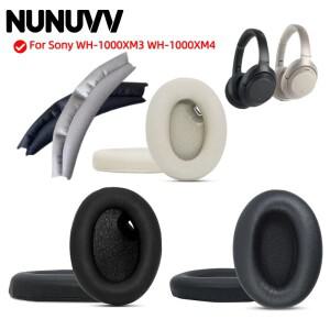 소니호환 WH-1000XM3 교체 용 이어 패드 메쉬 천 메모리 커버 스폰지 소프트 단백질 액세서리