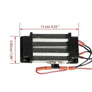 220V 300W 표면 절연 온도 조절 PTC 인큐베이터 히터 세라믹 공기 전기 가열 요소 AC/DC 76A2 120x50mm