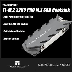 써멀라이트 TR-M.2 2280 PRO SSD 쿨러 풀 전기도금 액티브 리플로우 납땜 4 히트파이프 폼팩터