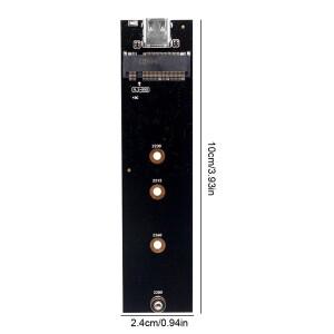 SATA/NVME SSD를 USB 3.1 타입 C로 변환하는 어댑터 10Gbps 6Gbps M.2 to C NGFF B+M 키 (2230 2240 SSD용)
