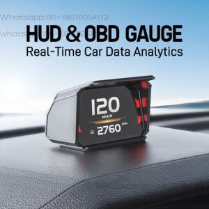 인기  차량용 HUD 헤드업 디스플레이 고화질 LCD OBD 컴퓨터 제조사