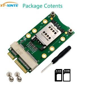 mPCIe 어댑터 카드 미니 PCI-E SIM 슬롯 포함 3G 4G 모듈용 확장 / WWAN LTE GPS PC 노트북용