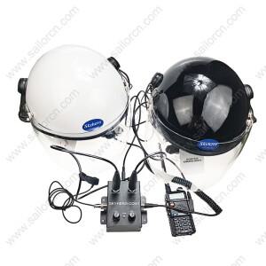 2X Paramotor 인터콤 헬멧 병렬 시스템 오토자이로 오픈 조종석