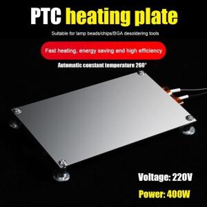 400W 알루미늄 PTC 가열 플레이트 프로 칩 BGA 솔더링 볼 분리 LED 제거 보드 용접 장비