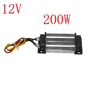 전기 세라믹 온도 조절 PTC 가열 요소 히터 절연 공기 내구성 AC/DC 12V 200W 1 개