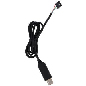 Ftdi Ft232R1 모듈 아두이노 Usb-Ttl Uart 직렬 와이어 어댑터 Rs232 다운로드 케이블 LED 표시기 6 핀