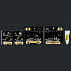 노란색 DRL LED 모듈 보드세트 BMW 3  G22 G23 G26 M3 G80 M4 G82 G83 2021 용 주간주행등