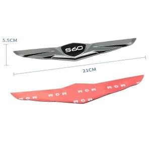 자동차 튜닝 스티커 3D 금속 배지 후드 데칼 로고 볼보 호환 S60 용  장식 액세서리