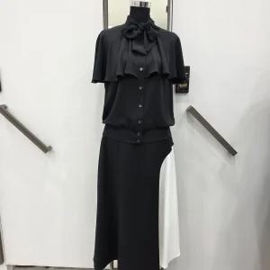 케이프 블라우스 BM BAE2456 0BKSH