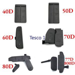 USB 고무 커버 마이크 인터페이스 먼지 방지 HDMI 호환 AV-OUT 캡 (캐논 호환 EOS 40D 50D 60D 70D 80D 77