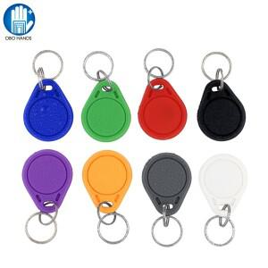 10PCS 13.56MHz RFID 키 체인 태그 UID 블록 0 섹터 쓰기 가능 Keyfobs 복제 Mif 1k S50 변경 액세스 제어