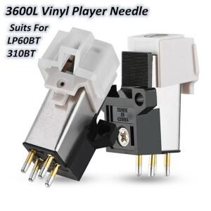 Audio Technica AT 3600l Needle Phono 카트리지 비닐 레코드 플레이어 MM LP 축음기 LP60 310BT 스타일러