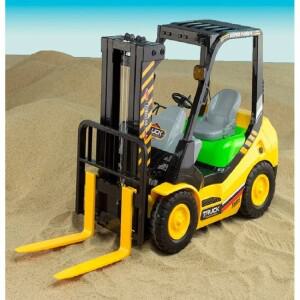 2.4G RC 포크리프트 트럭 자동차 4WD 6채널 무선 조종 셔블 팔레트 엔지니어링 차량 모델 전자 어린이 장난