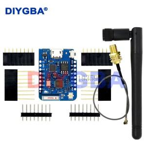 WEMOS D1 Mini 호환 Pro 4M 16M 바이트 외부 안테나 커넥터 NodeMCU 기반 ESP8266 CP2104 WIFI 개발 보드