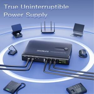 DC1036L 36W UPS 시스템(5V-24V 조정 가능한 출력 포함) - 라우터 모뎀 및 네트워크 장치용 무정전 전원 공