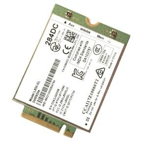 L850-GL 284DC 4G WWAN 카드 Dw5820e LTE/WCDMA 모듈 DELL 노트북 3500 2X10DB 안테나 포함