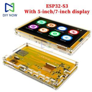 ESP32 LCD 디스플레이 5인치 IPS RGB/7인치 TN RGB 800x480 스마트 호환 용량성 터치 WIFI 블루투스 개발