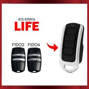 LIFE 리모컨 차고 문짝 제어와 호환되는 롤링 코드 FIDO 2 / 4 게이트 433.92MHz
