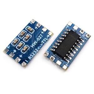 MAX3232 RS232-TTL 직렬 포트 변환기 모듈 암 DB9 커넥터 깜박임 보드