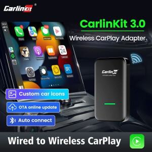 Carlinkit-3.0 무선 카플레이 액티베이터 웨이즈 오토, 아우디, 벤츠-메르세데스, 캐딜락, 쉐보레, 시트로