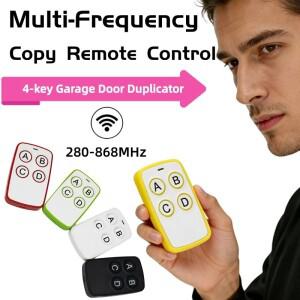 280-868MHz 자동 복사 원격 제어 전기 차고 문 개폐기 리모컨 복제기 코드 4키 송신기