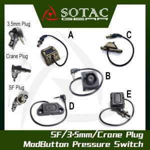전술용 모드버튼 압력 스위치 20mm 레일 플래시라이트용 M300 NGALPEQ15 핫 버튼 컨트롤 리모트 SOTAC-GEAR