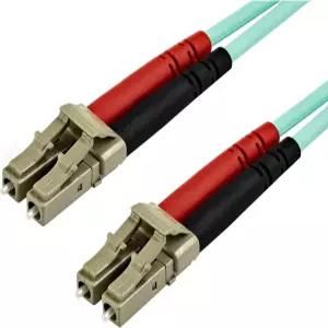 StarTech.com 15m 50피트 LC/UPC에서 OM3 멀티모드 광섬유 케이블 전이중 50/125 100G LH 점퍼 코드