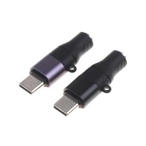 타입 C - 3.5MM 잭 헤드폰 AUX 오디오 어댑터 (Phone15/16/17 화웨이 호환 디지털 DAC 디코더 컨버터)