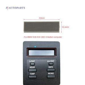 BMW E30 325i 318i 1987-1991 62131377803 용 컴퓨터 OBC 시계 6 버튼 LCD 액정
